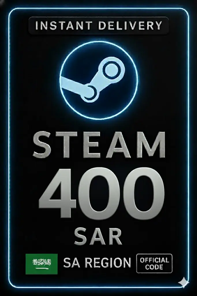 Steam Wallet Code 400 SAR (SA) Steam Wallet Code 400 SAR (SA)