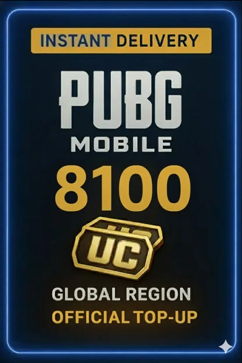 PUBG Mobile 8100 UC - Yükleme PUBG Mobile 8100 UC - Yükleme