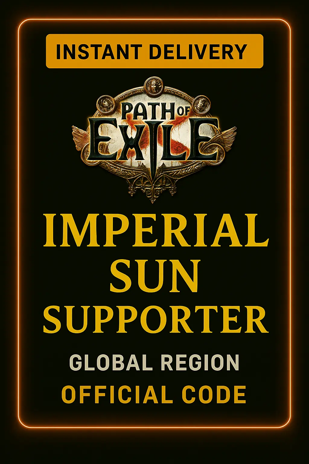 Path Of Exile İmparatorluk Güneşi Destekçi Path Of Exile İmparatorluk Güneşi Destekçi