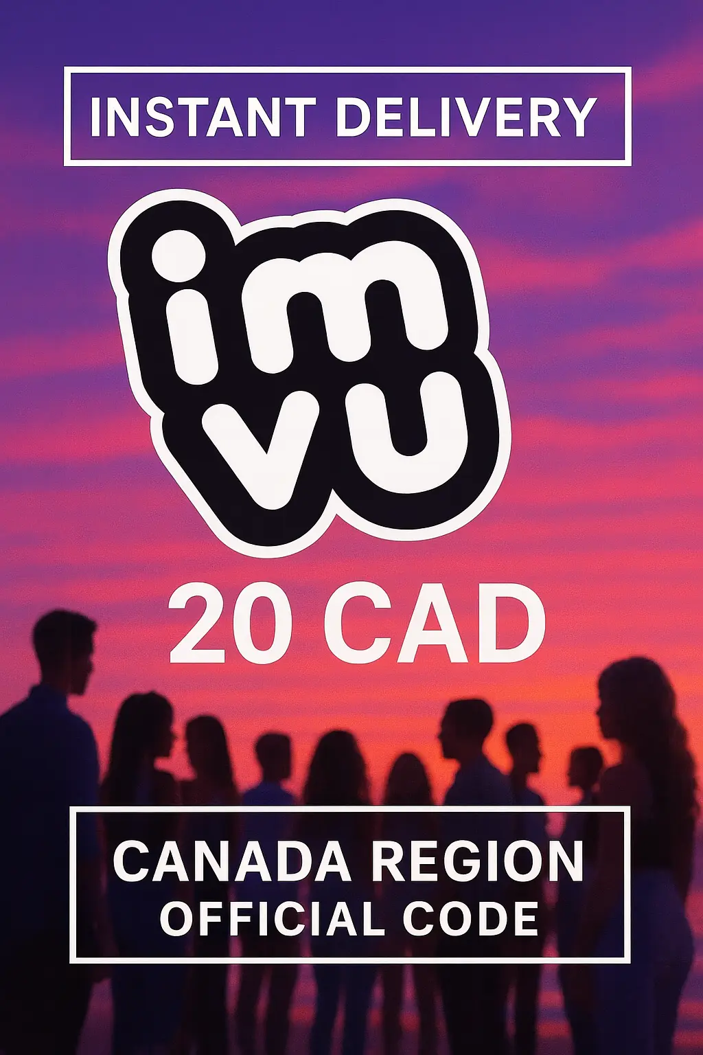 IMVU Kanada 20 CAD IMVU Kanada 20 CAD
