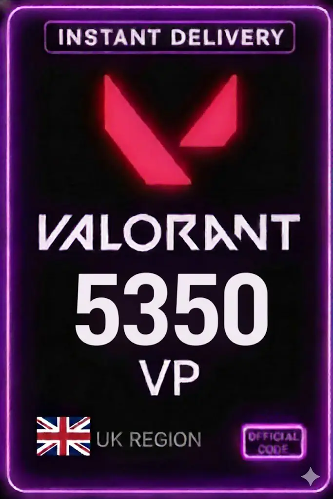 Valorant Punkte - 5350 VP (UK-Server) Valorant Punkte - 5350 VP (UK-Server)