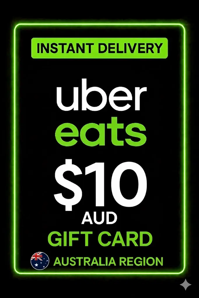 Uber Eats Gift Card - 10 AUD Uber Eats Gift Card - 10 AUD