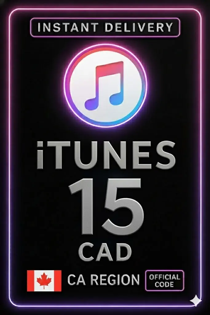 Carte-cadeau iTunes 15 CAD CA Carte-cadeau iTunes 15 CAD CA
