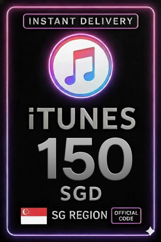 Carta regalo iTunes 150 SGD Carta regalo iTunes 150 SGD