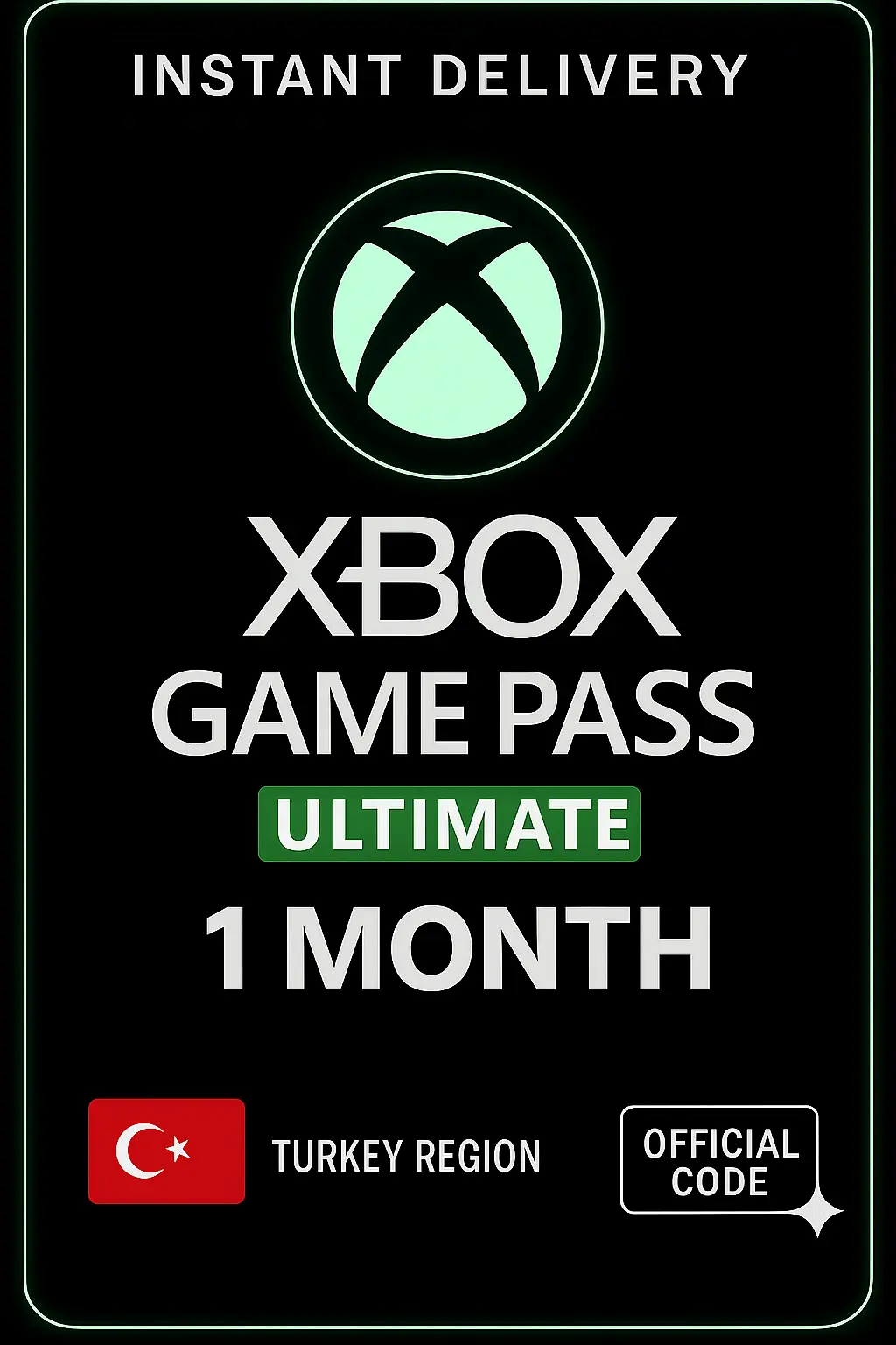 Xbox Game Pass Ultimate 1 Monat (Türkei VPN) Xbox Game Pass Ultimate 1 Monat (Türkei VPN)