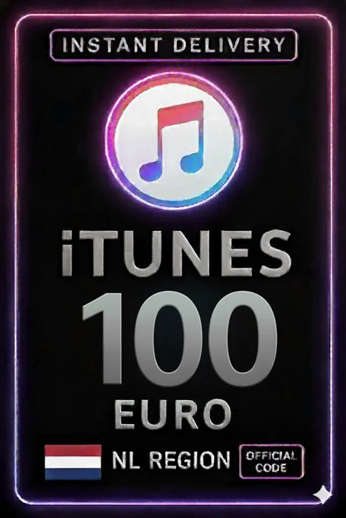 iTunes Gift Card 100 EUR NL iTunes Gift Card 100 EUR NL