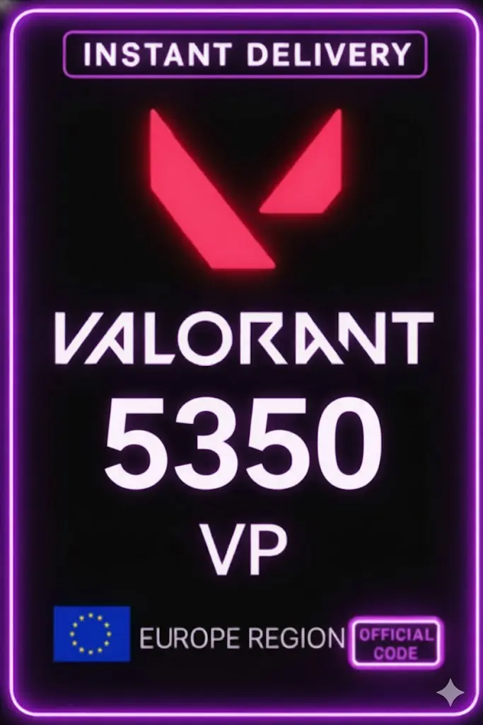 Punkty Valorant - 5350 VP (Serwer EU) Punkty Valorant - 5350 VP (Serwer EU)