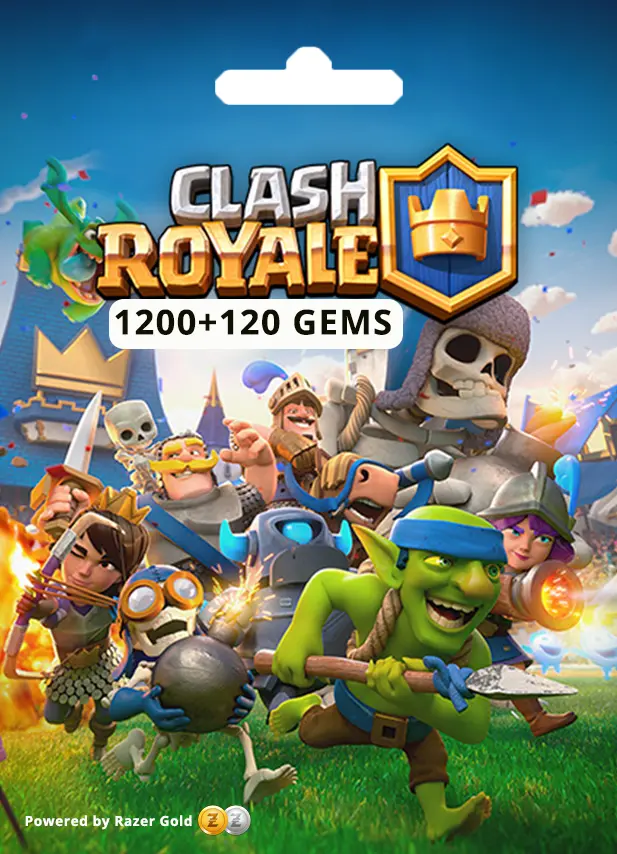 Clash Royale - 1200 + 120 Gems (Global)