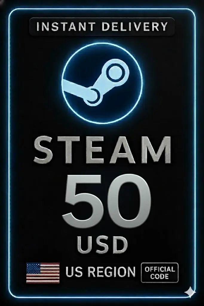 Steam Wallet Card 50 USD Steam Wallet Card 50 USD
