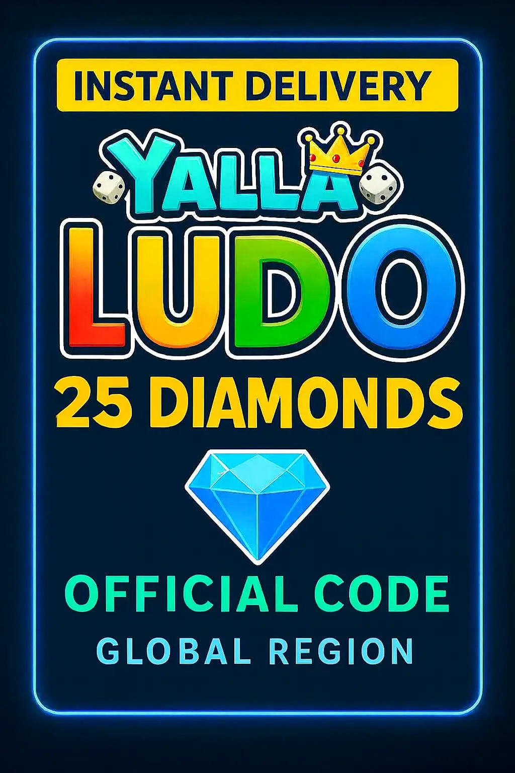 Yalla Ludo - 25 USD Dimanti (INT) Yalla Ludo - 25 USD Dimanti (INT)