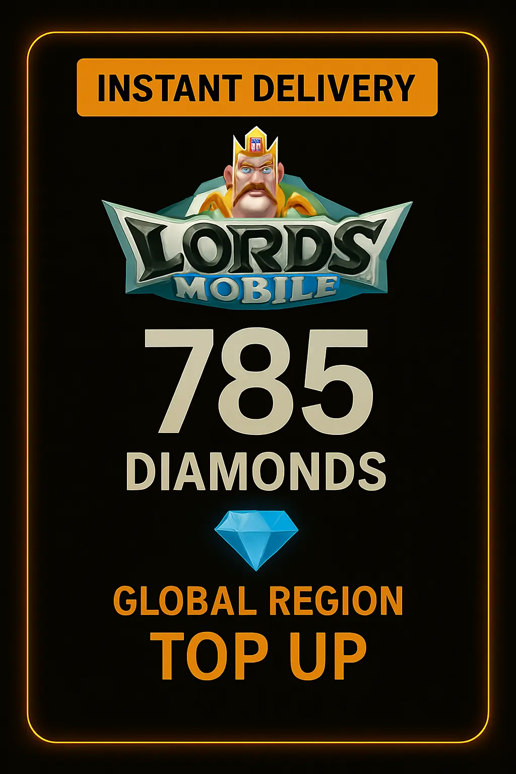 Recharge de 785 diamants dans Lords Mobile Recharge de 785 diamants dans Lords Mobile