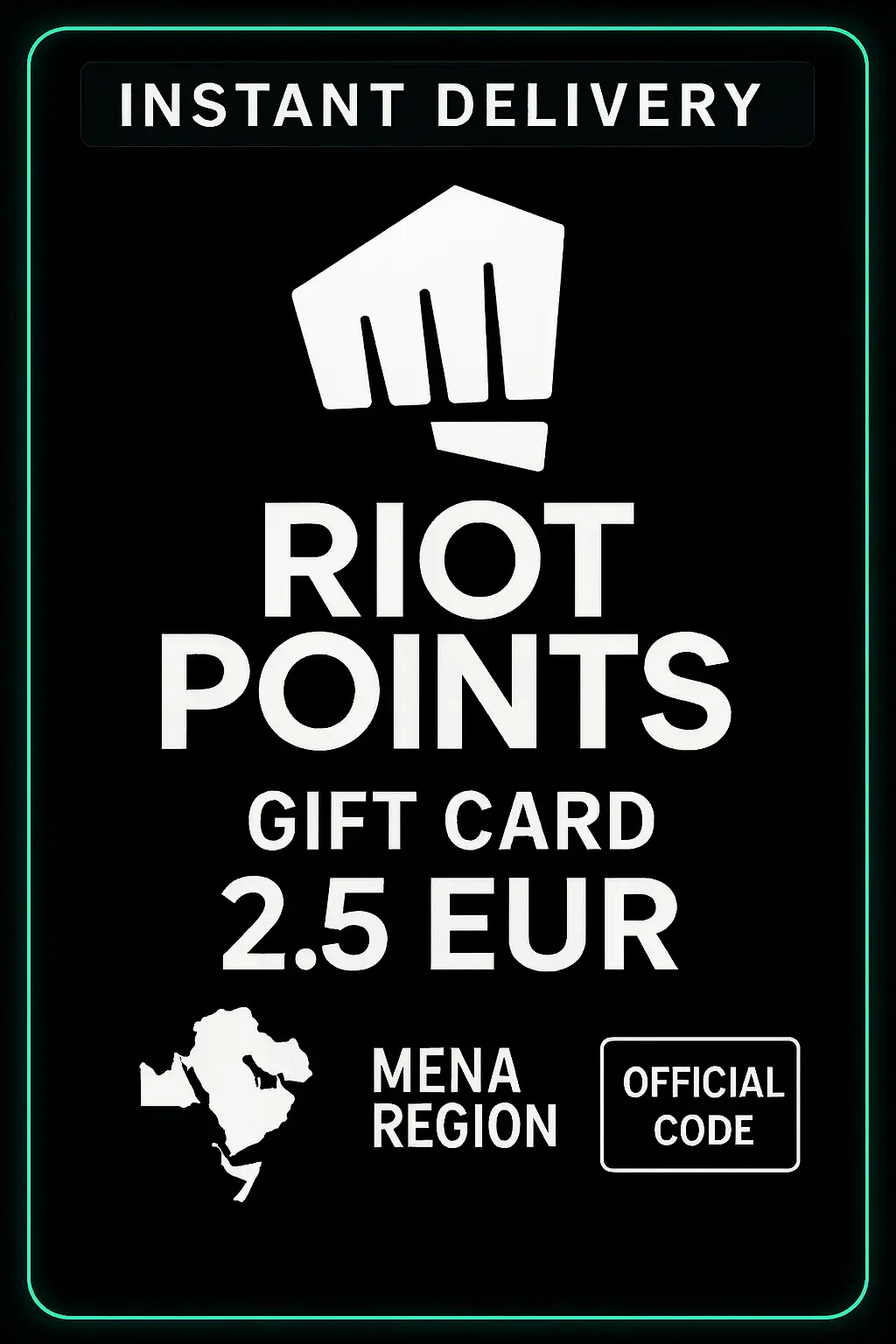 RIOT ACCESS MENA €2.5 RIOT ACCESS MENA €2.5