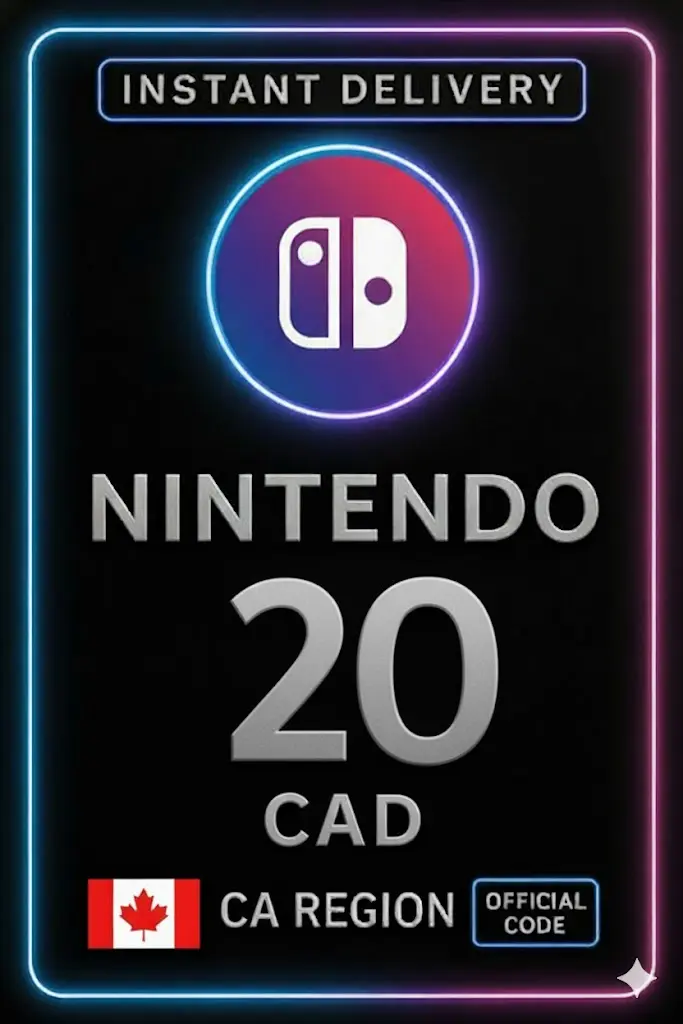 Nintendo eShop Prepaid Card - 20 CAD Nintendo eShop Prepaid Card - 20 CAD