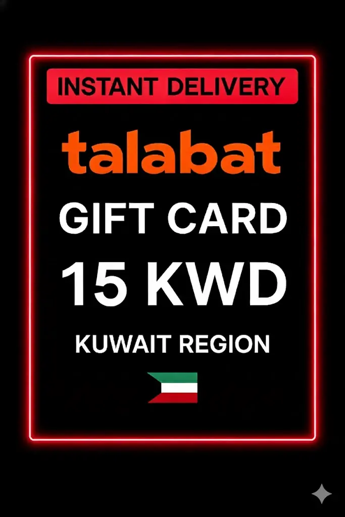Talabat Gift Card Kuwait - 15 KWD Talabat Gift Card Kuwait - 15 KWD
