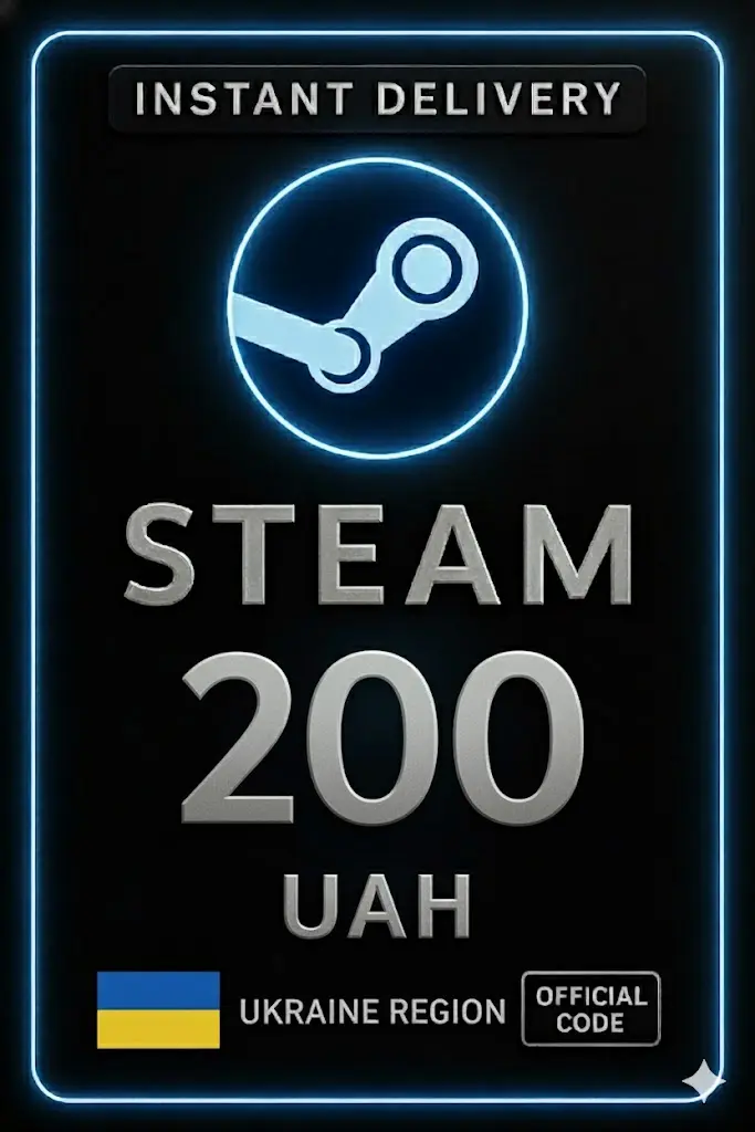 Steam Wallet 200 UAH - (Ukraine) Steam Wallet 200 UAH - (Ukraine)