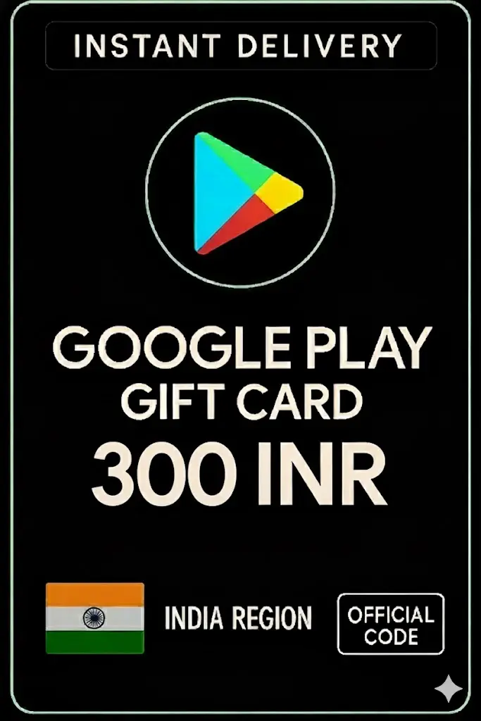 Google Play Gift Card - India INR 300 Google Play Gift Card - India INR 300