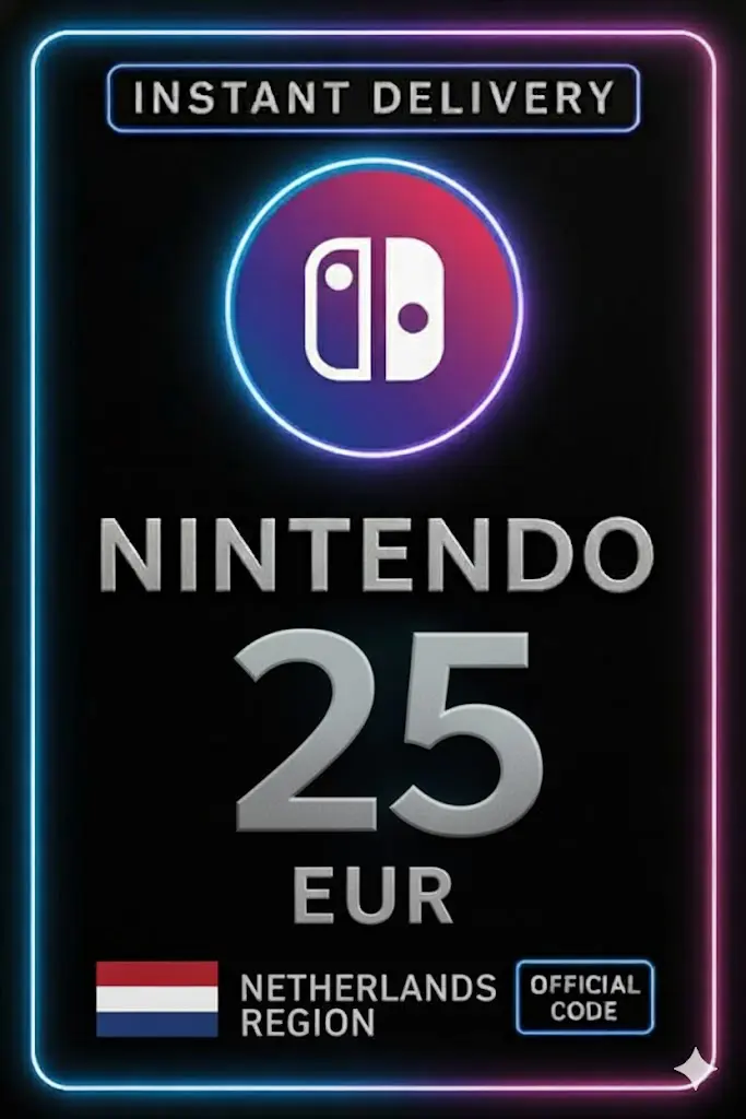 Nintendo eShop Card - 25€ (Nederland) Nintendo eShop Card - 25€ (Nederland)