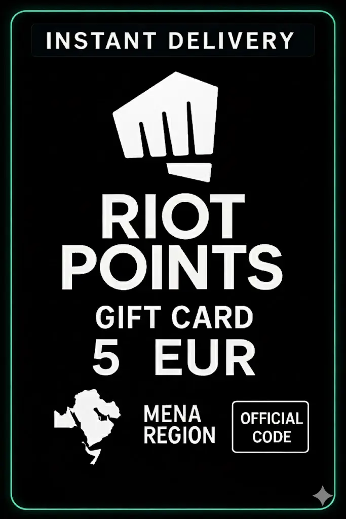 รหัสเข้าถึง RIOT MENA €5 รหัสเข้าถึง RIOT MENA €5