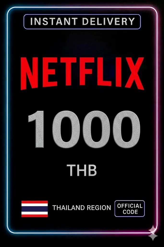 Karta podarunkowa Netflix 1000 THB TH Karta podarunkowa Netflix 1000 THB TH