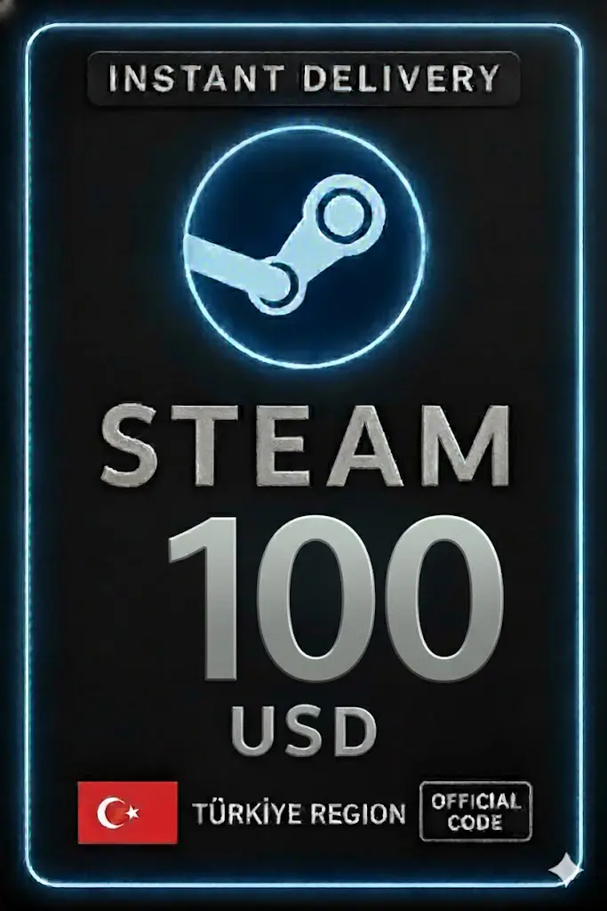 Steam Cüzdan Kodu - 100$ (Türkiye) Steam Cüzdan Kodu - 100$ (Türkiye)