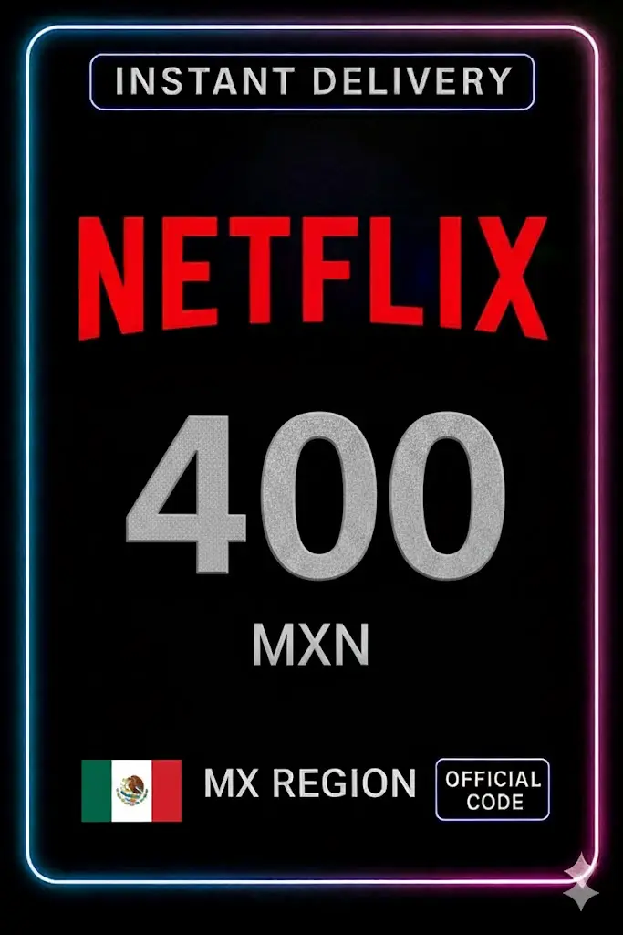 Netflix cadeaukaart 400 MXN Netflix cadeaukaart 400 MXN