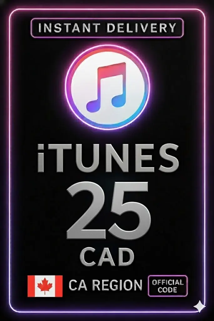 iTunes Gift Card 25 CAD CA iTunes Gift Card 25 CAD CA