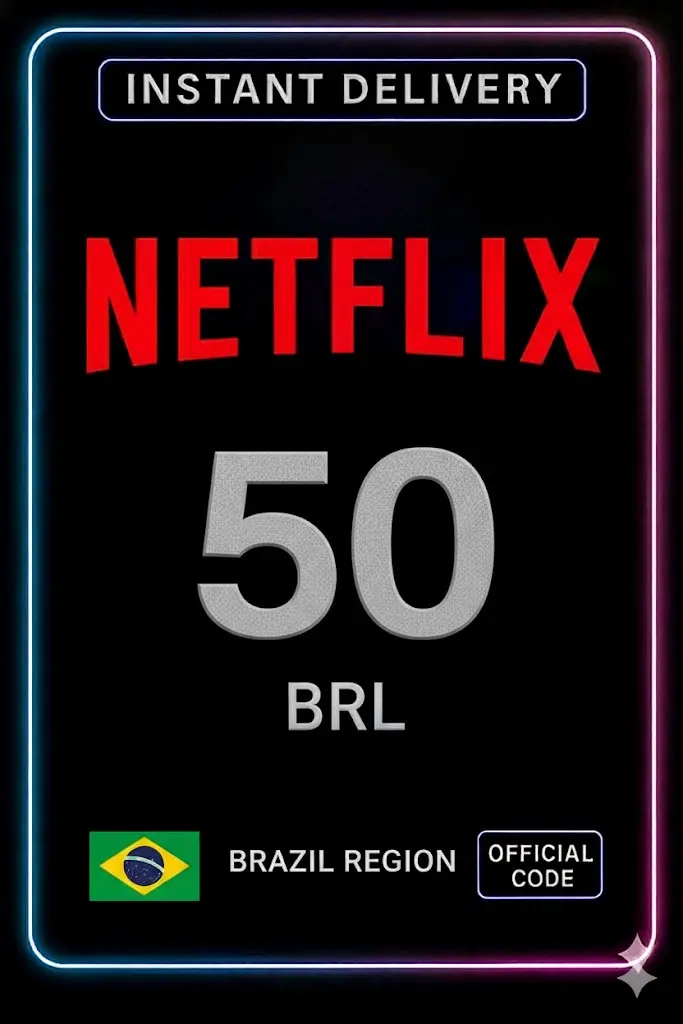 Tarjeta de Regalo de Netflix 50 BRL BR Tarjeta de Regalo de Netflix 50 BRL BR