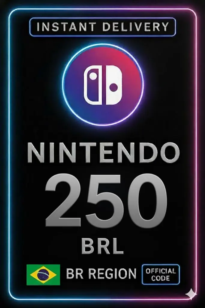 Nintendo eShop karte - 250 BR Nintendo eShop karte - 250 BR