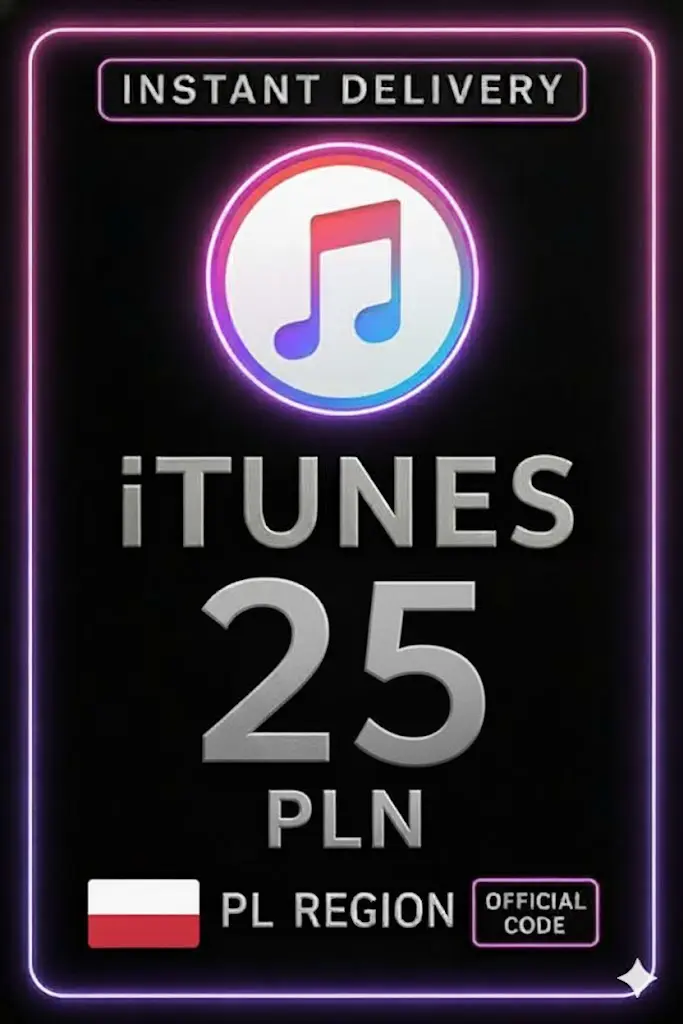 Подарочная карта iTunes 25 PLN Подарочная карта iTunes 25 PLN