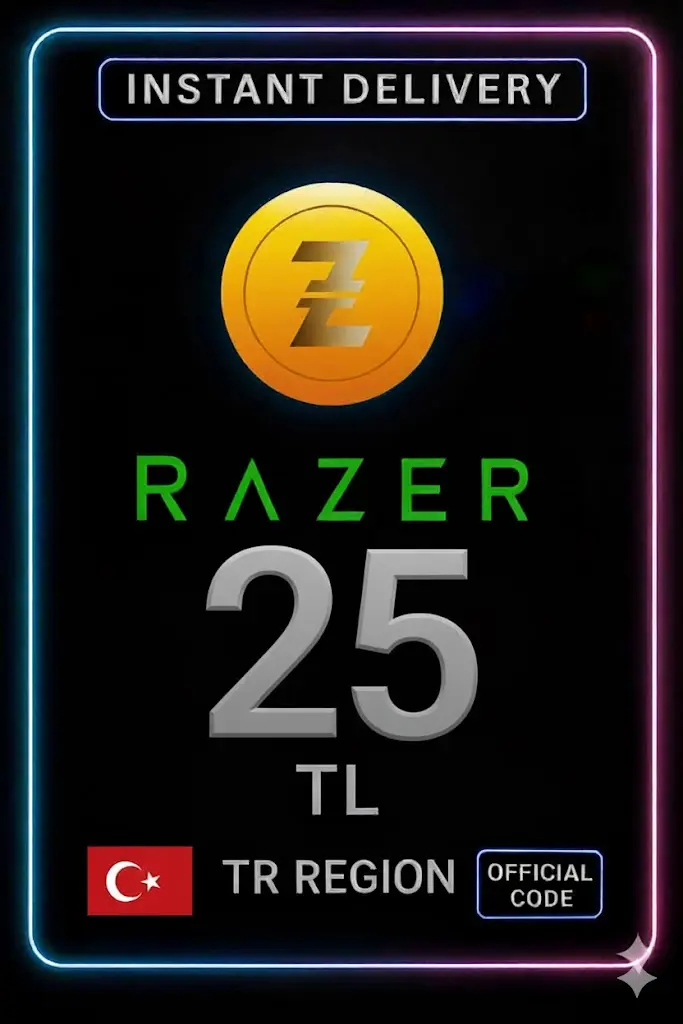 25 TL Razer Gold Pin 25 TL Razer Gold Pin