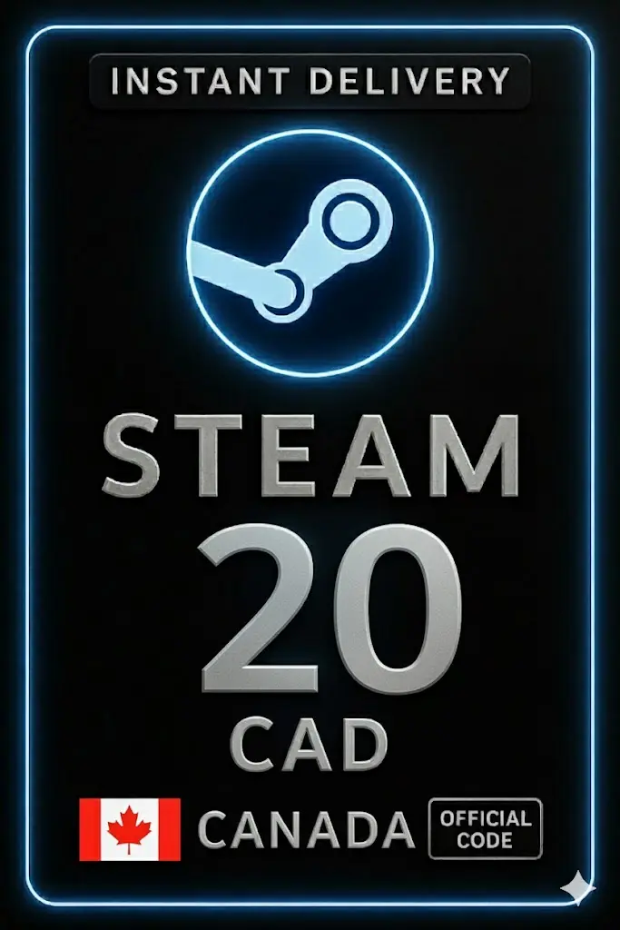 Code de portefeuille Steam CAD20 Code de portefeuille Steam CAD20