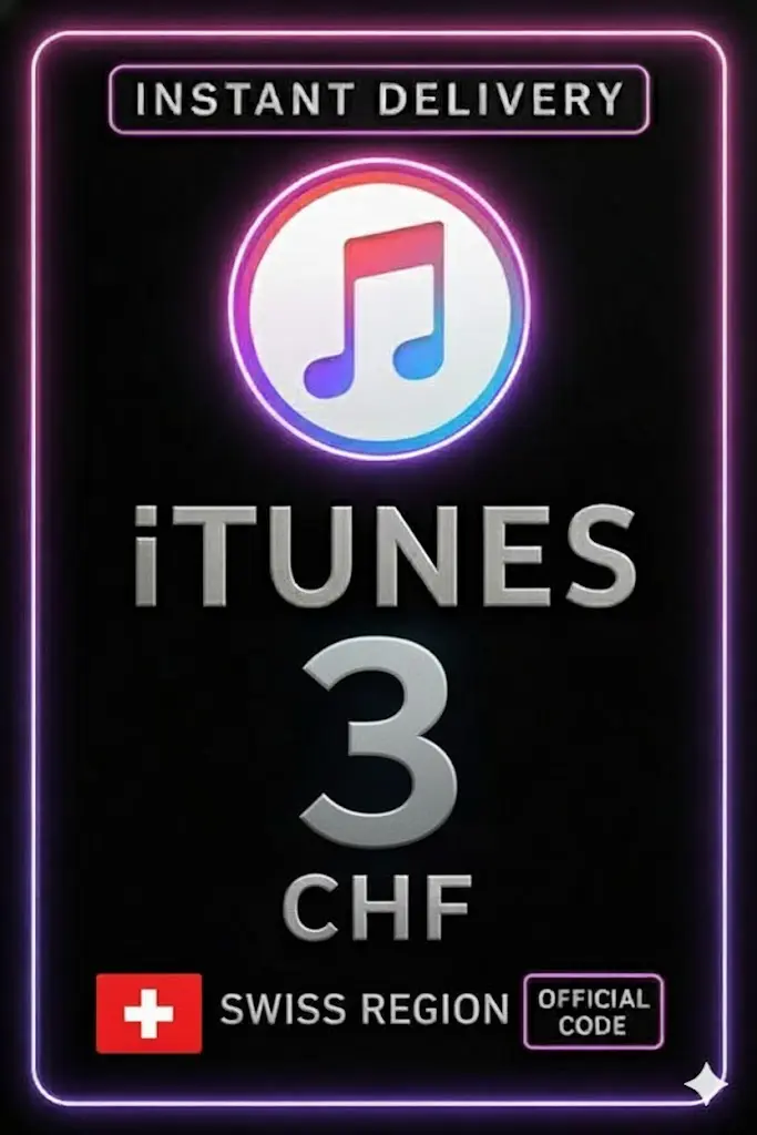 Tarjeta de regalo iTunes 3 CHF CH Tarjeta de regalo iTunes 3 CHF CH