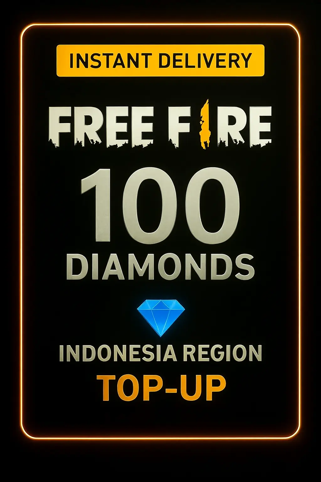 Free Fire 100 Diamonds Top-Up (Indonesia) Free Fire 100 Diamonds Top-Up (Indonesia)