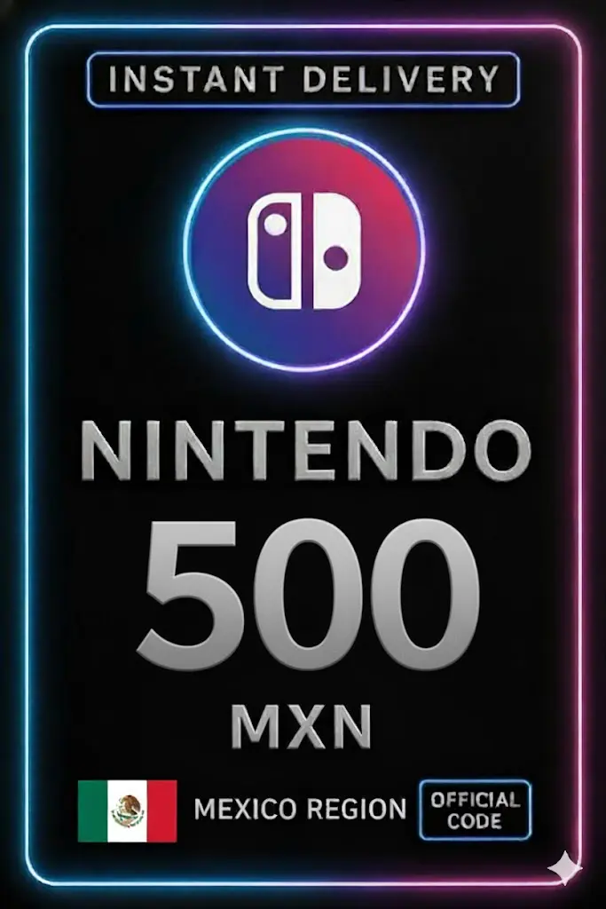 Tarjeta Prepagada de Nintendo eShop - 500 MXN Tarjeta Prepagada de Nintendo eShop - 500 MXN