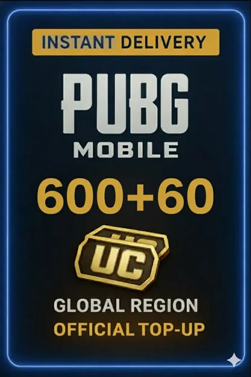 PUBG Mobile 600+60 UC - Yükleme PUBG Mobile 600+60 UC - Yükleme