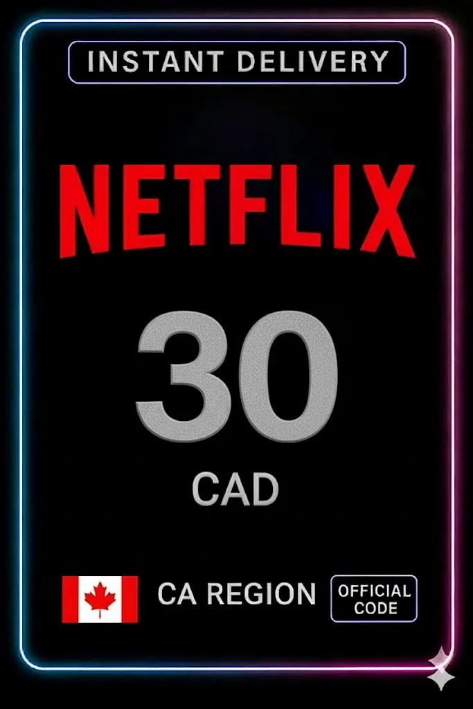 Netflix Gift Card 30 CAD CA Netflix Gift Card 30 CAD CA