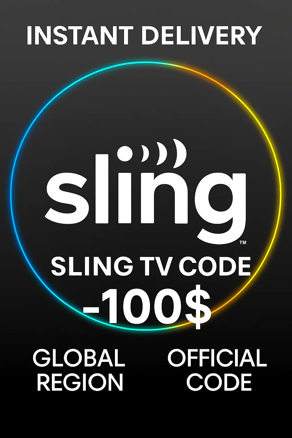 Cod Sling TV - 100$ Cod Sling TV - 100$