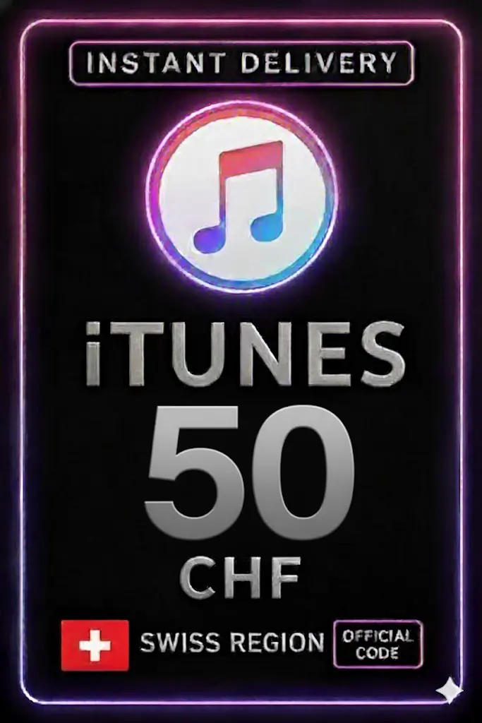 Tarjeta de regalo de iTunes 50 CHF CH Tarjeta de regalo de iTunes 50 CHF CH
