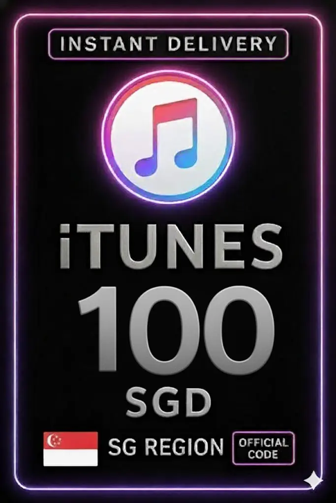 Carta regalo iTunes 100 SGD Carta regalo iTunes 100 SGD