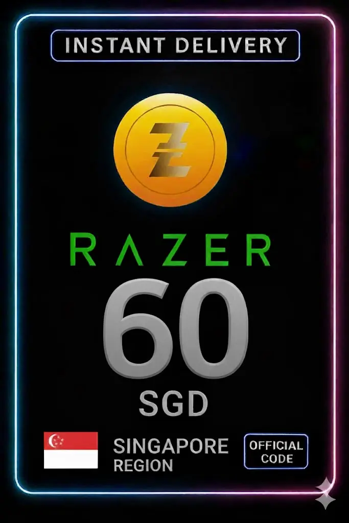 Razer Gold Singapore SGD 60 Razer Gold Singapore SGD 60