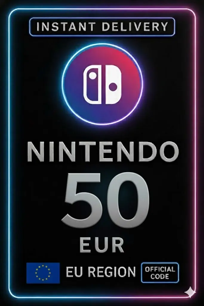 Karta eShop Nintendo 50 EUR - PROMOCJA LIMITOWANA Karta eShop Nintendo 50 EUR - PROMOCJA LIMITOWANA