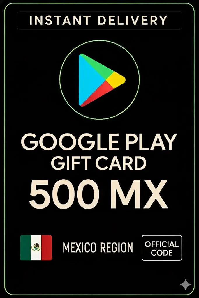 Google Play Gift Card - Mexico MX 500 Google Play Gift Card - Mexico MX 500