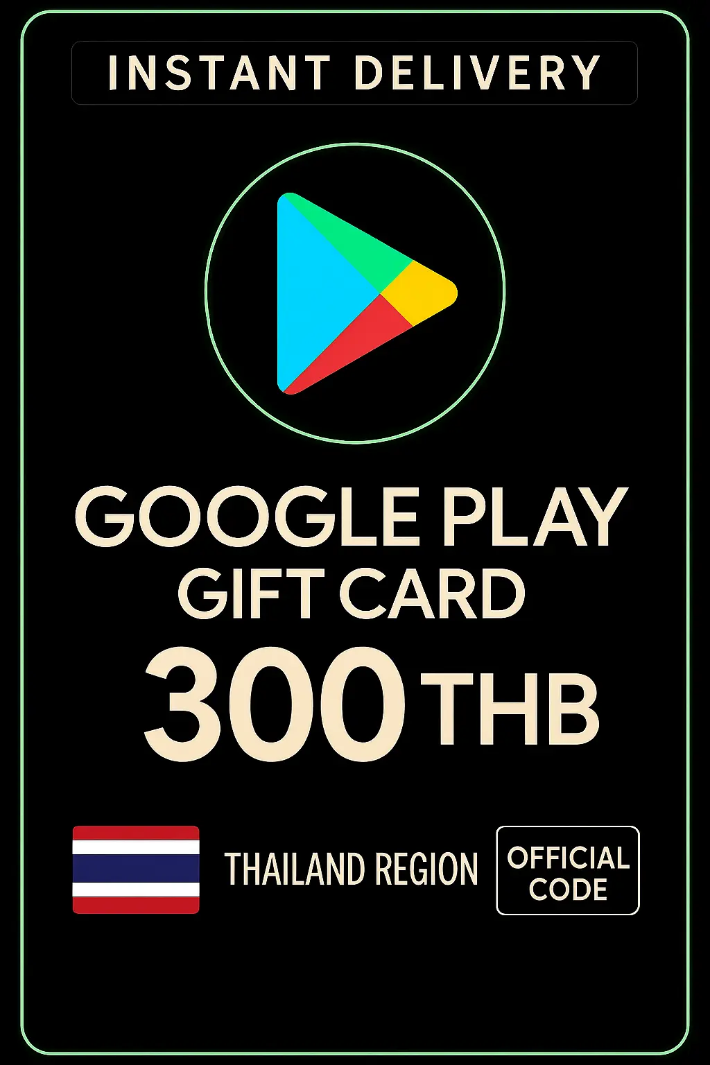 Google Play Gift Card - Thailand THB 300 Google Play Gift Card - Thailand THB 300