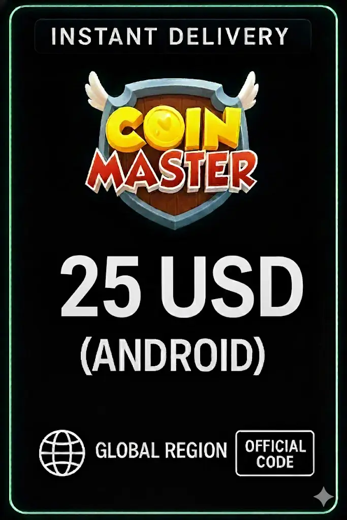 Coin Master (Android) - 25 $ ASV Coin Master (Android) - 25 $ ASV