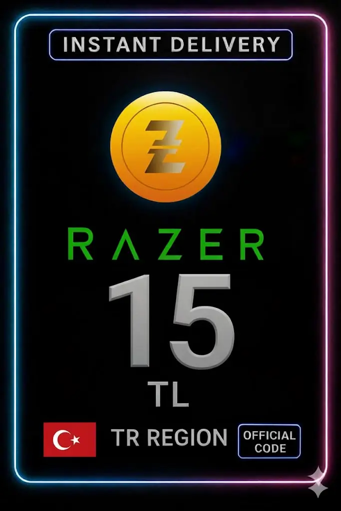 15 TL Razer Gold Pin 15 TL Razer Gold Pin