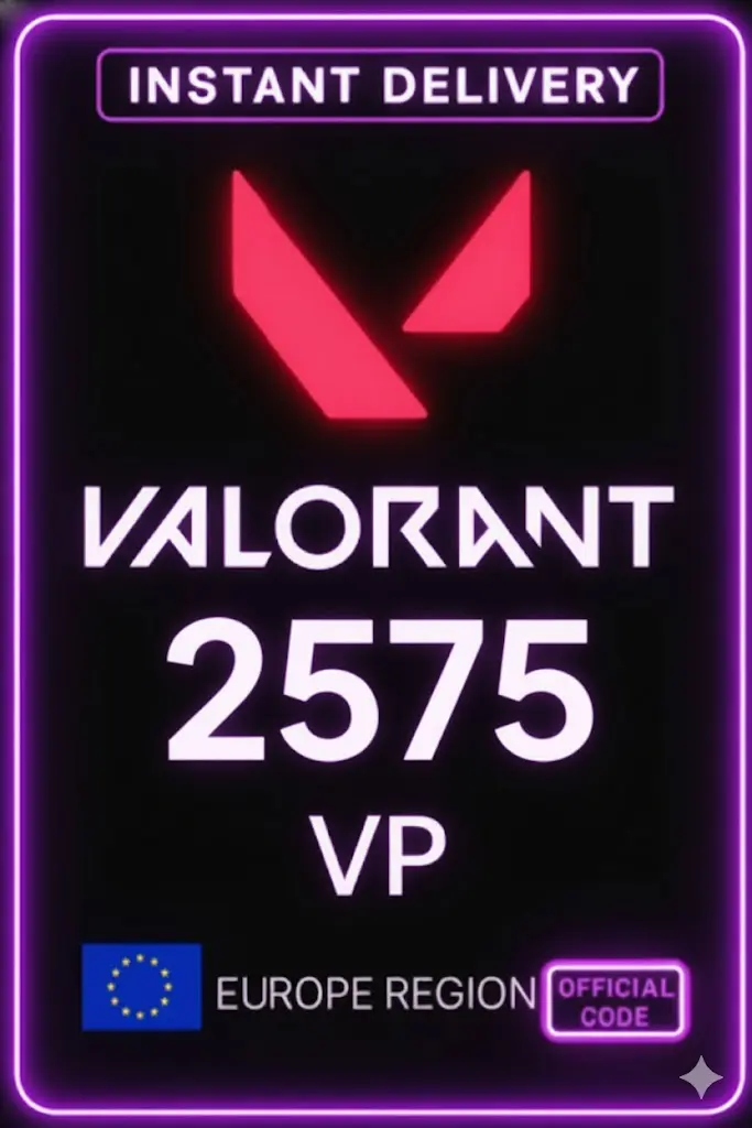 Punkty Valorant - 2575 VP (serwer EU) Punkty Valorant - 2575 VP (serwer EU)