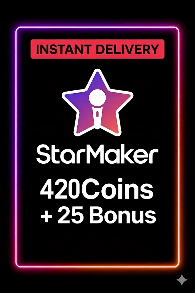 StarMaker 420 Koin + 40 Bonus Isi Ulang StarMaker 420 Koin + 40 Bonus Isi Ulang