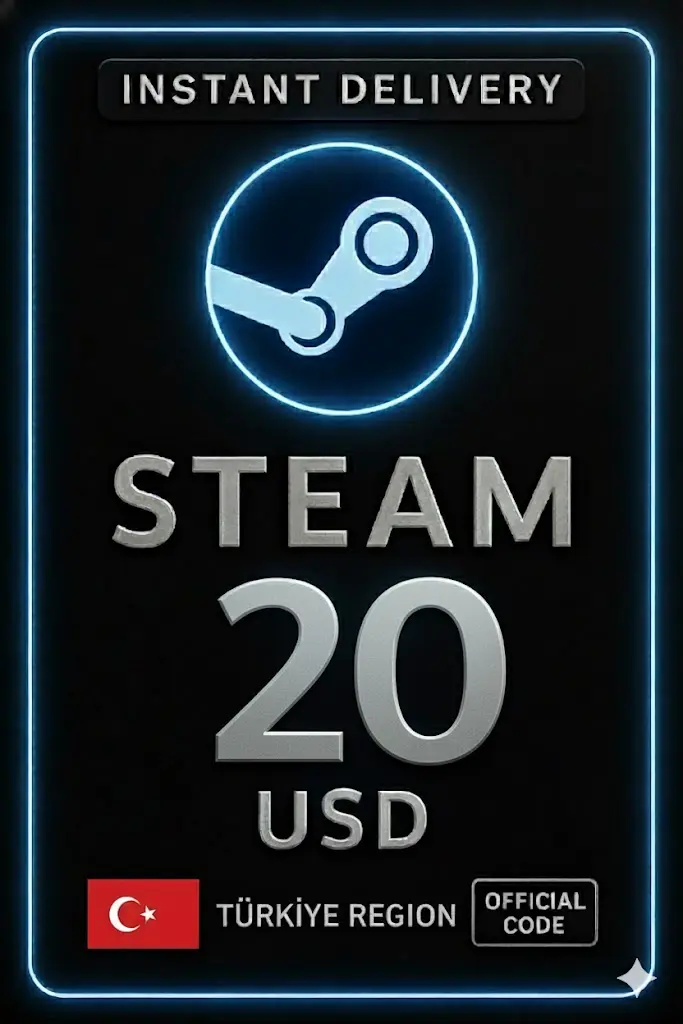 Steam Cüzdan Kodu - 20$ (Türkiye) Steam Cüzdan Kodu - 20$ (Türkiye)
