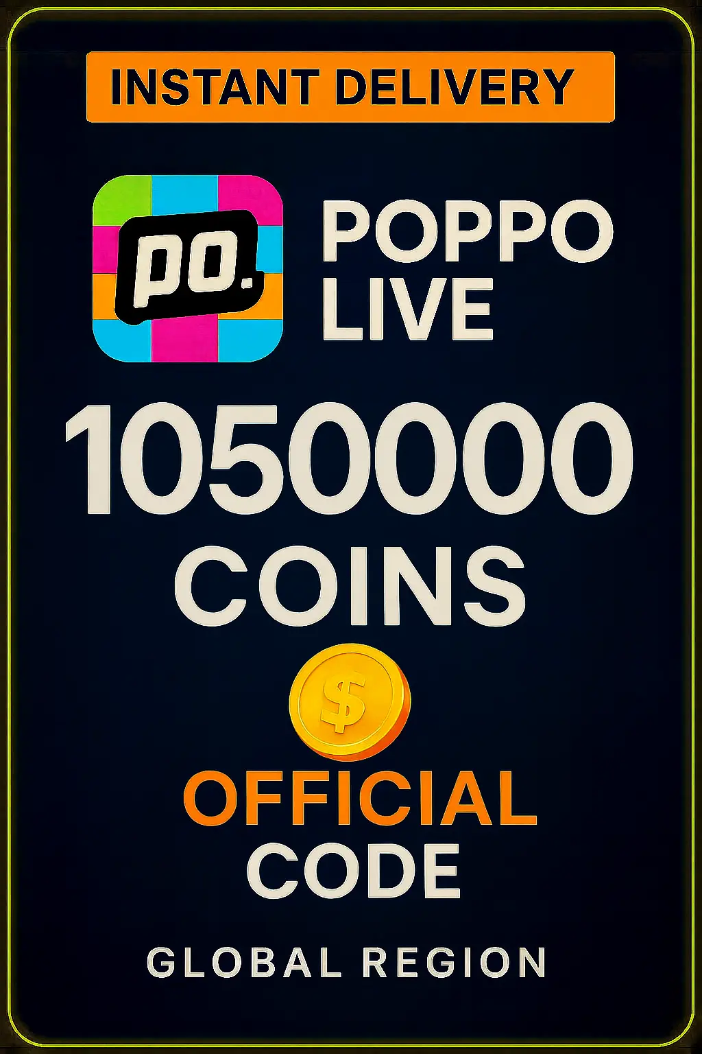 Poppo Live - 1050000 Pièces Poppo Live - 1050000 Pièces