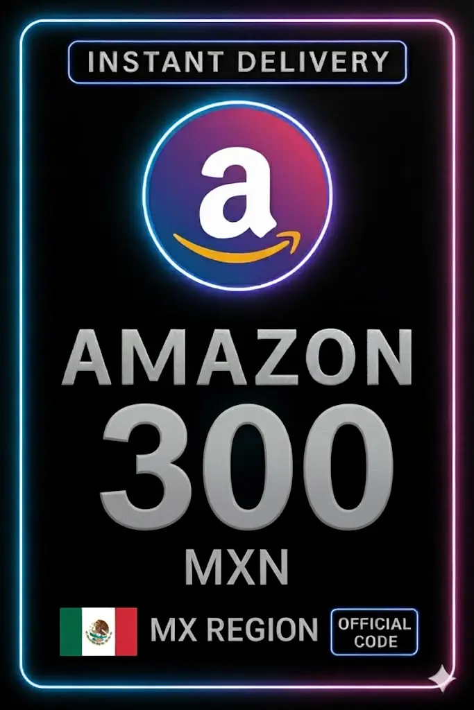 Amazon Gift Card - Mexico 300 MXN Amazon Gift Card - Mexico 300 MXN